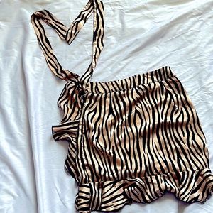 Cheetah print date night skirt